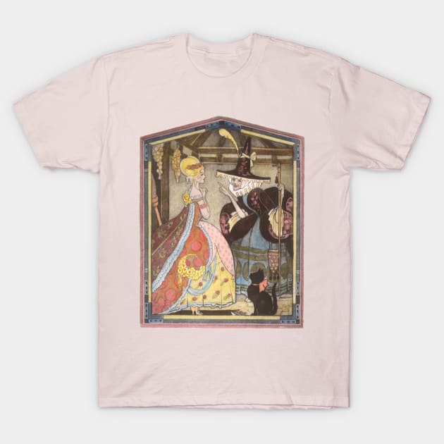 Vintage Cinderella and Fairy Godmother T-Shirt by MasterpieceCafe